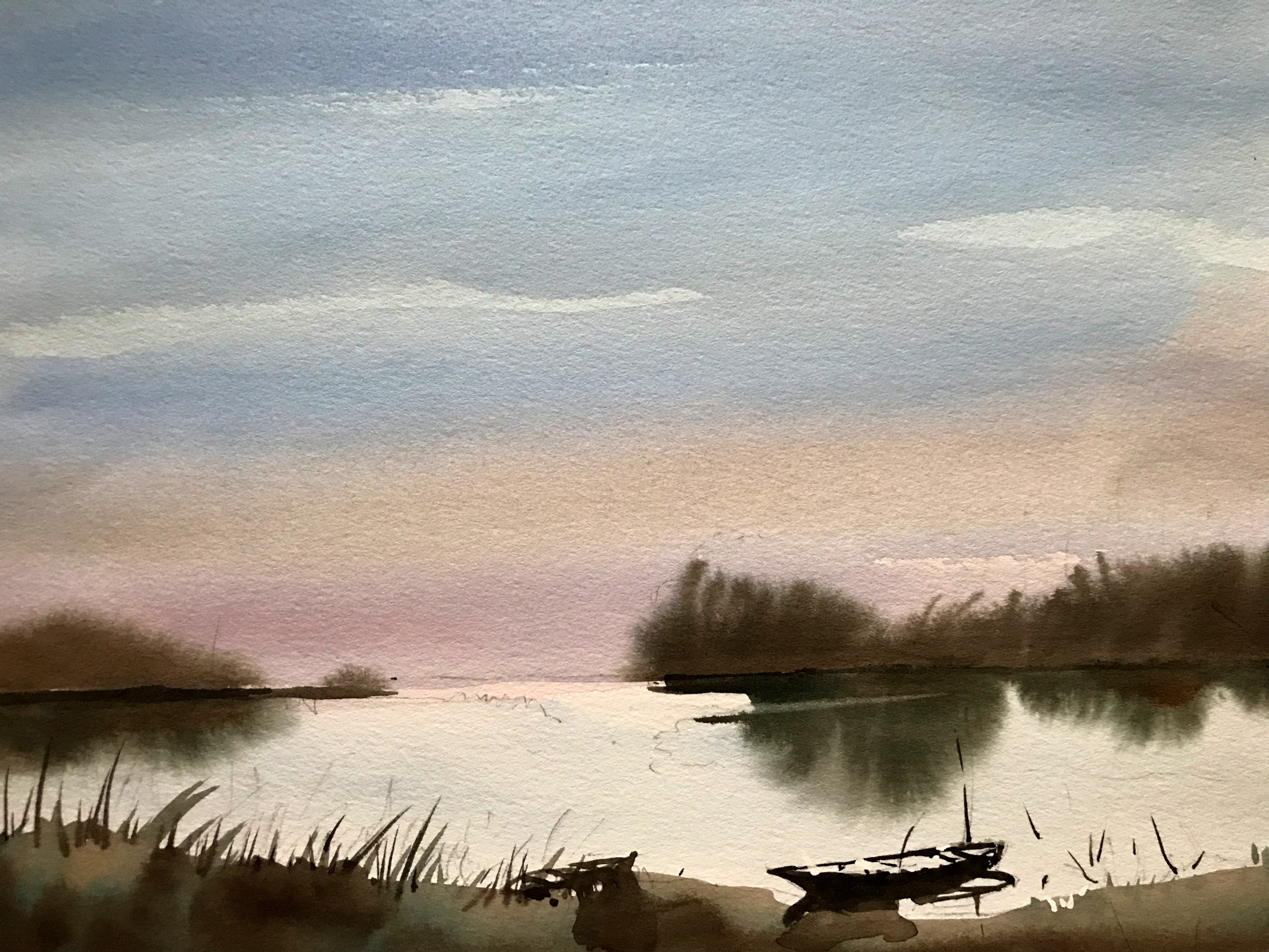 Camp Croft — Watercolor on paper