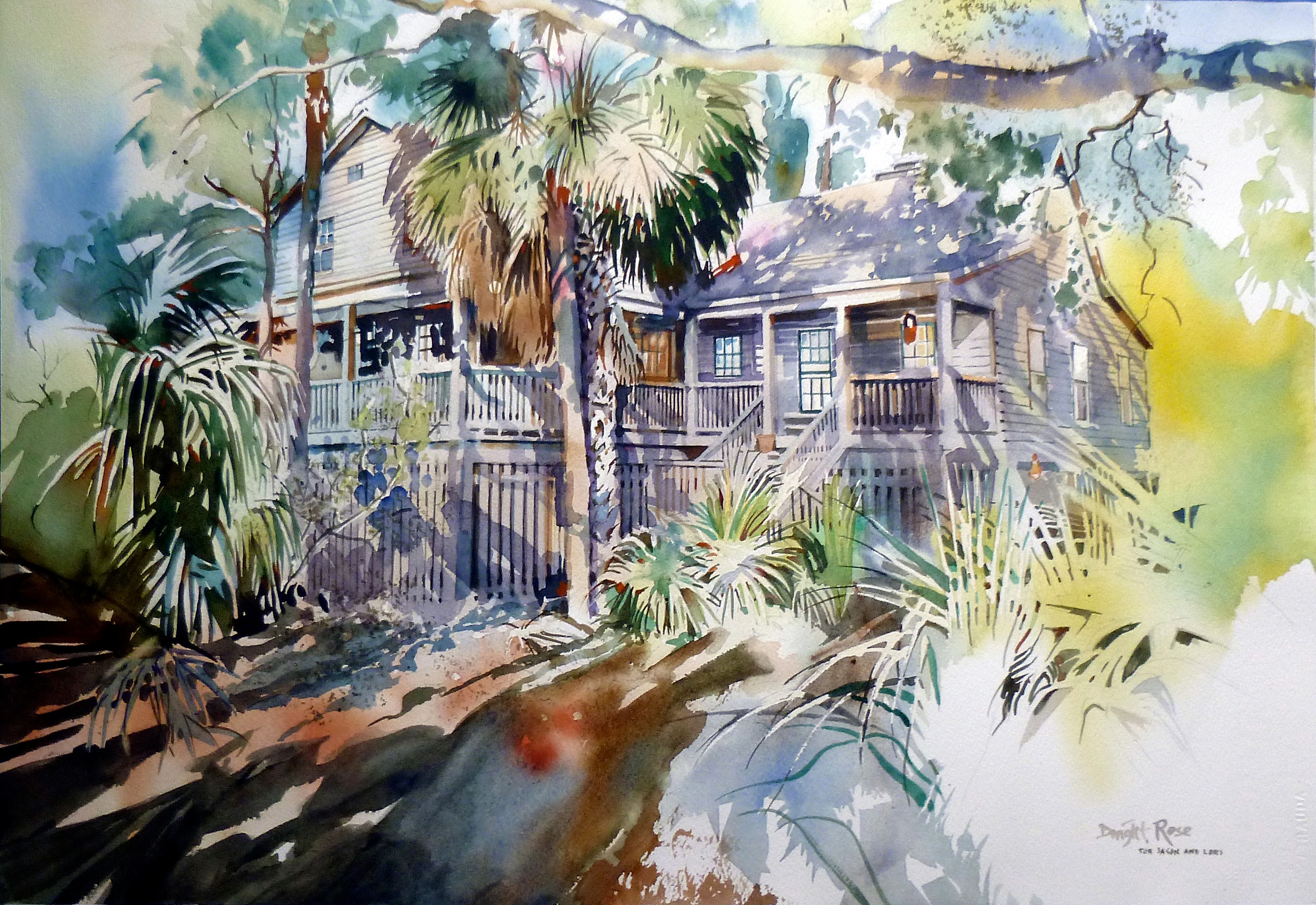Fripp Island — Watercolor on paper