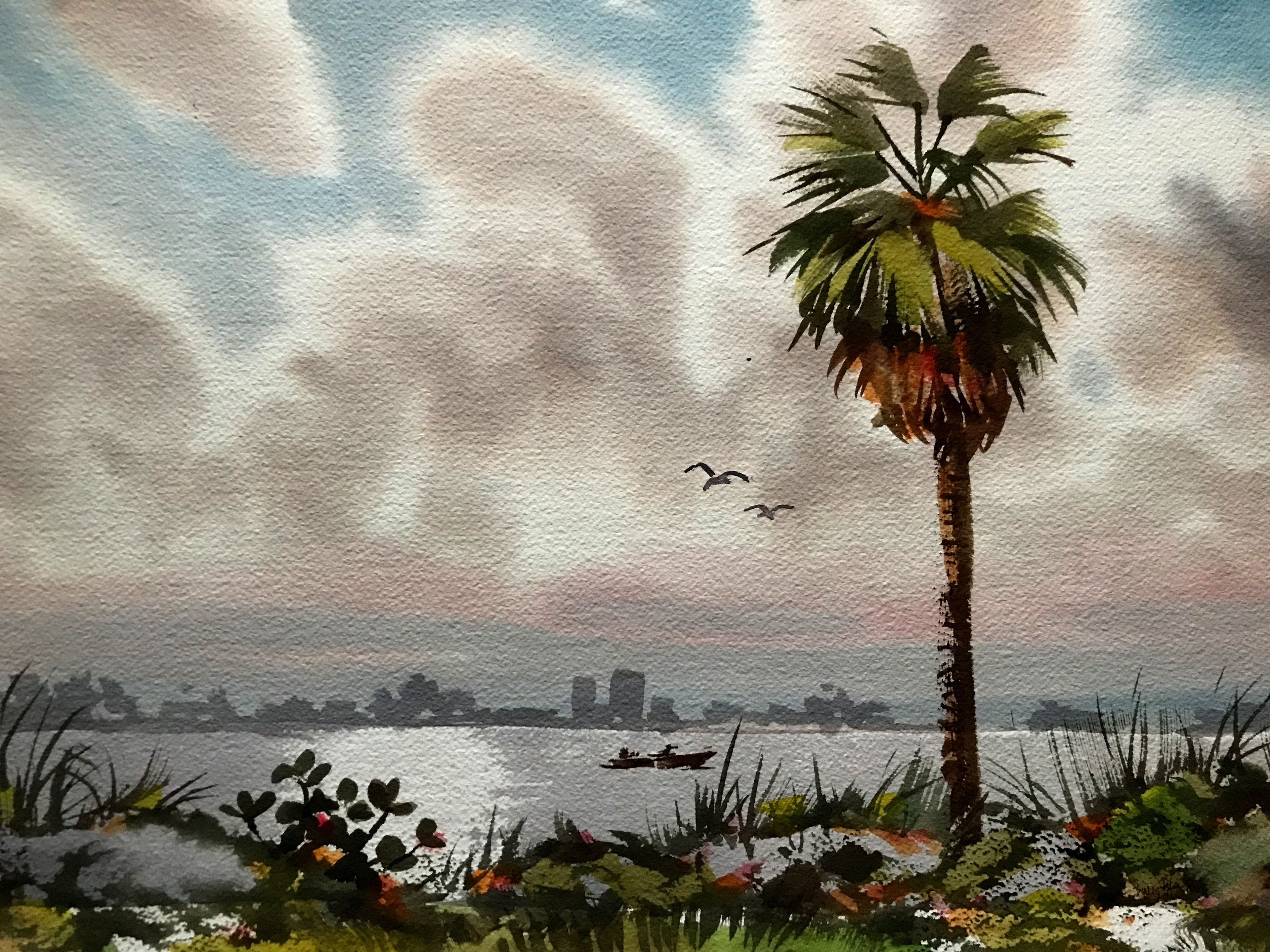 Intercoastal — Watercolor on paper