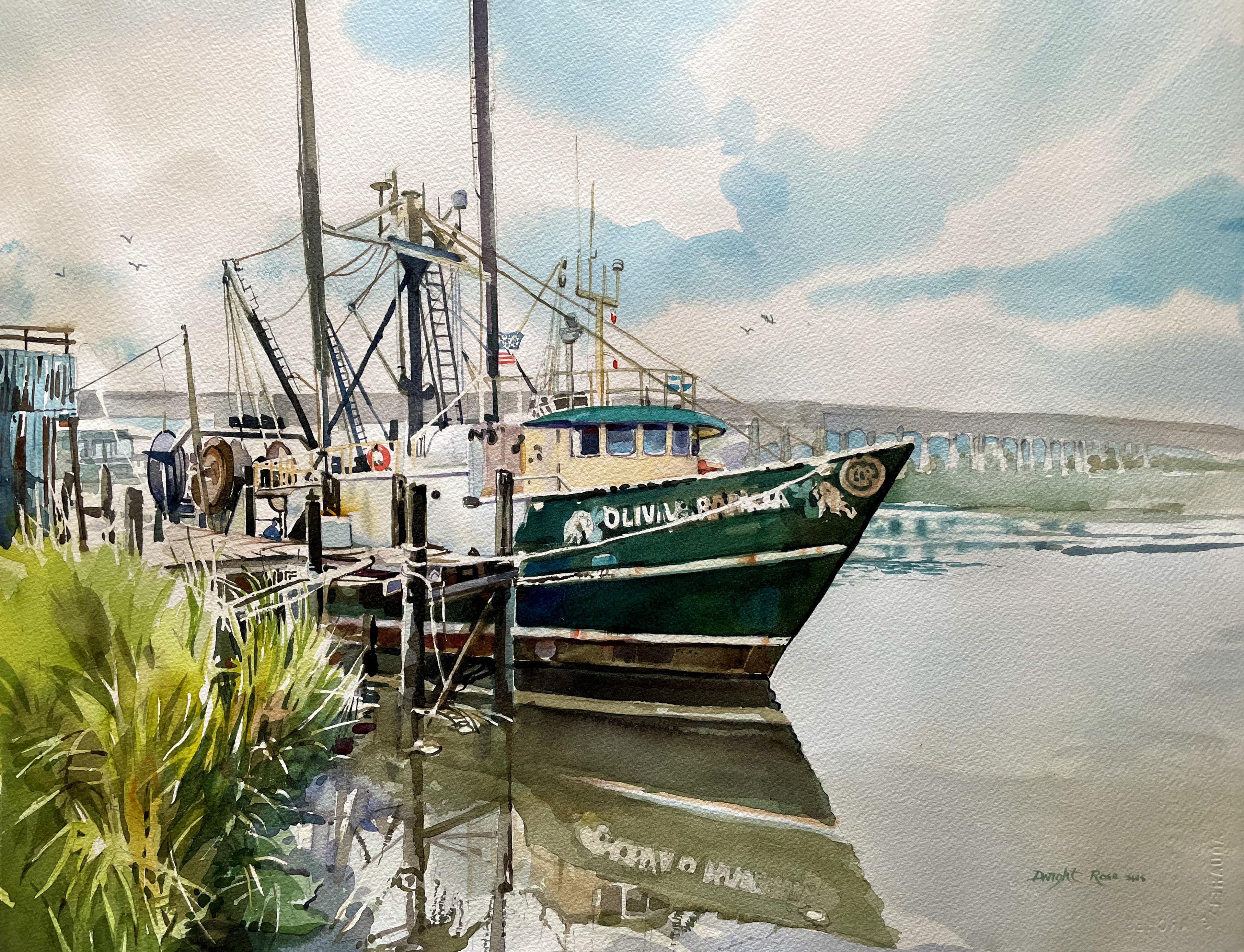 Olivia — Watercolor on paper