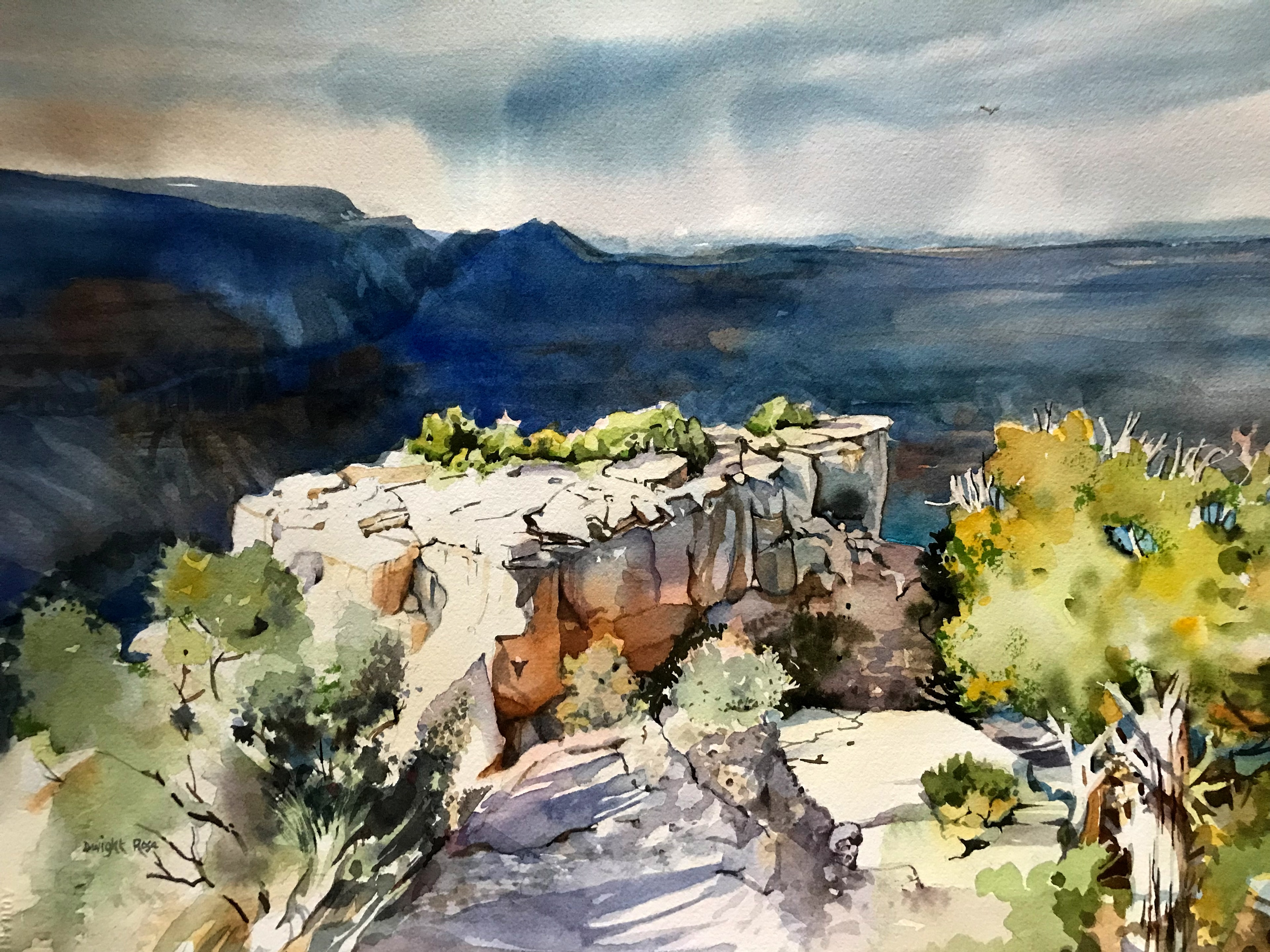 Perfect Day — Watercolor on paper