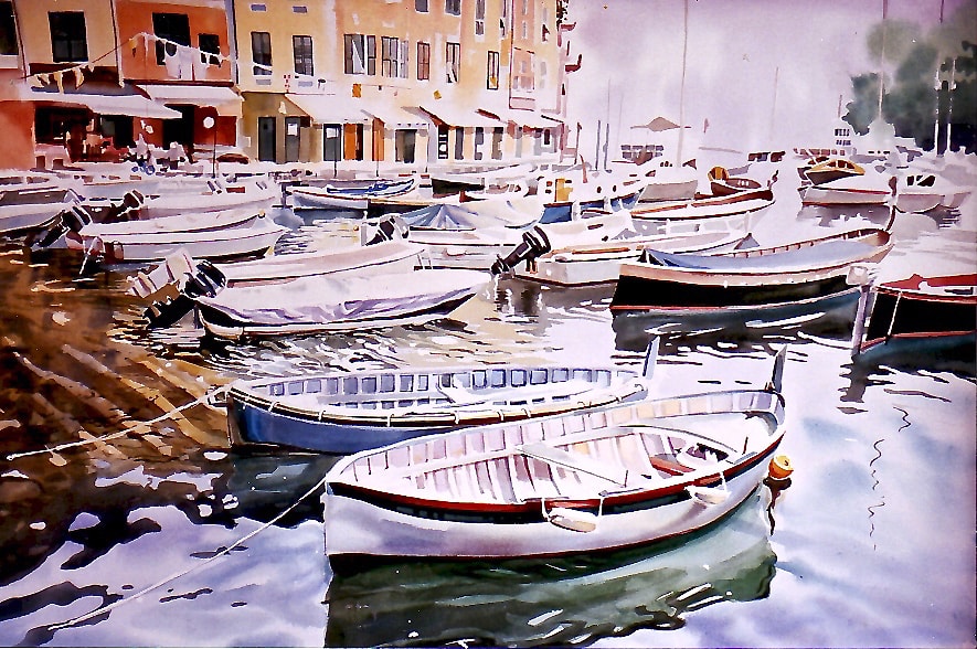 Portofino — Watercolor on paper